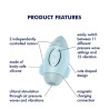 Satisfyer Stimulateur de clitoris Mission Control Bleu